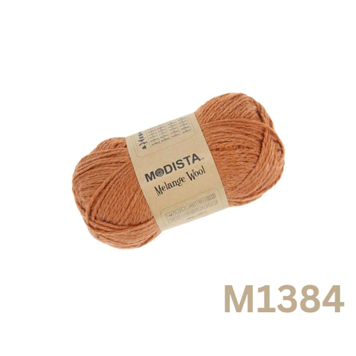 Hilado Modista Melange Wool 100g - 20% Lana y 80% Acrílico 6