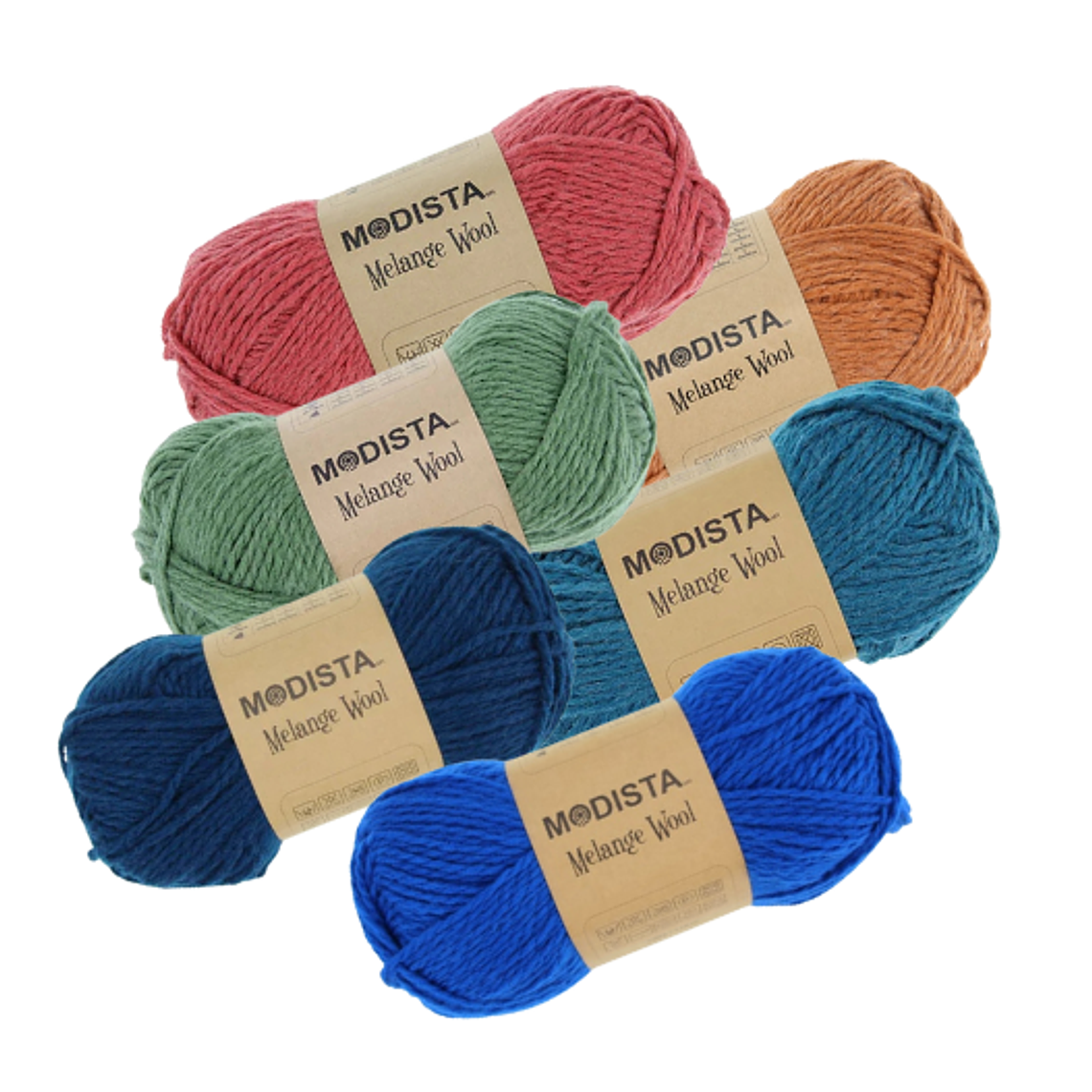 Hilado Modista Melange Wool 100g - 20% Lana y 80% Acrílico 1