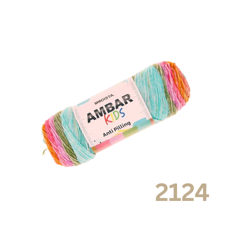 Hilado Modista Ambar Kids 100g - 100% Acrílico Premium Anti-pilling 3