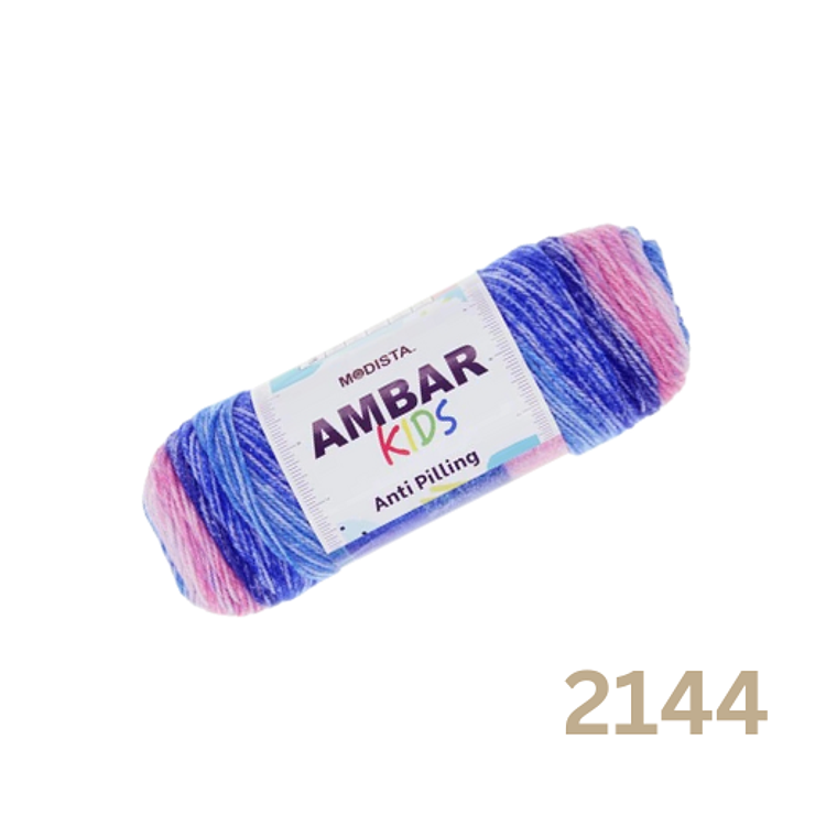 Hilado Modista Ambar Kids 100g - 100% Acrílico Premium Anti-pilling 4