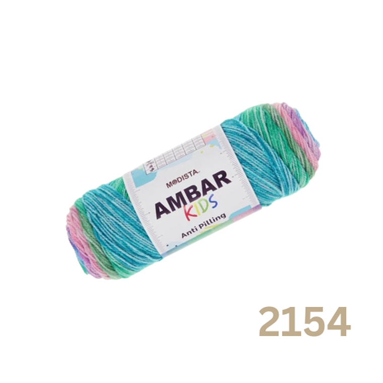 Hilado Modista Ambar Kids 100g - 100% Acrílico Premium Anti-pilling 6