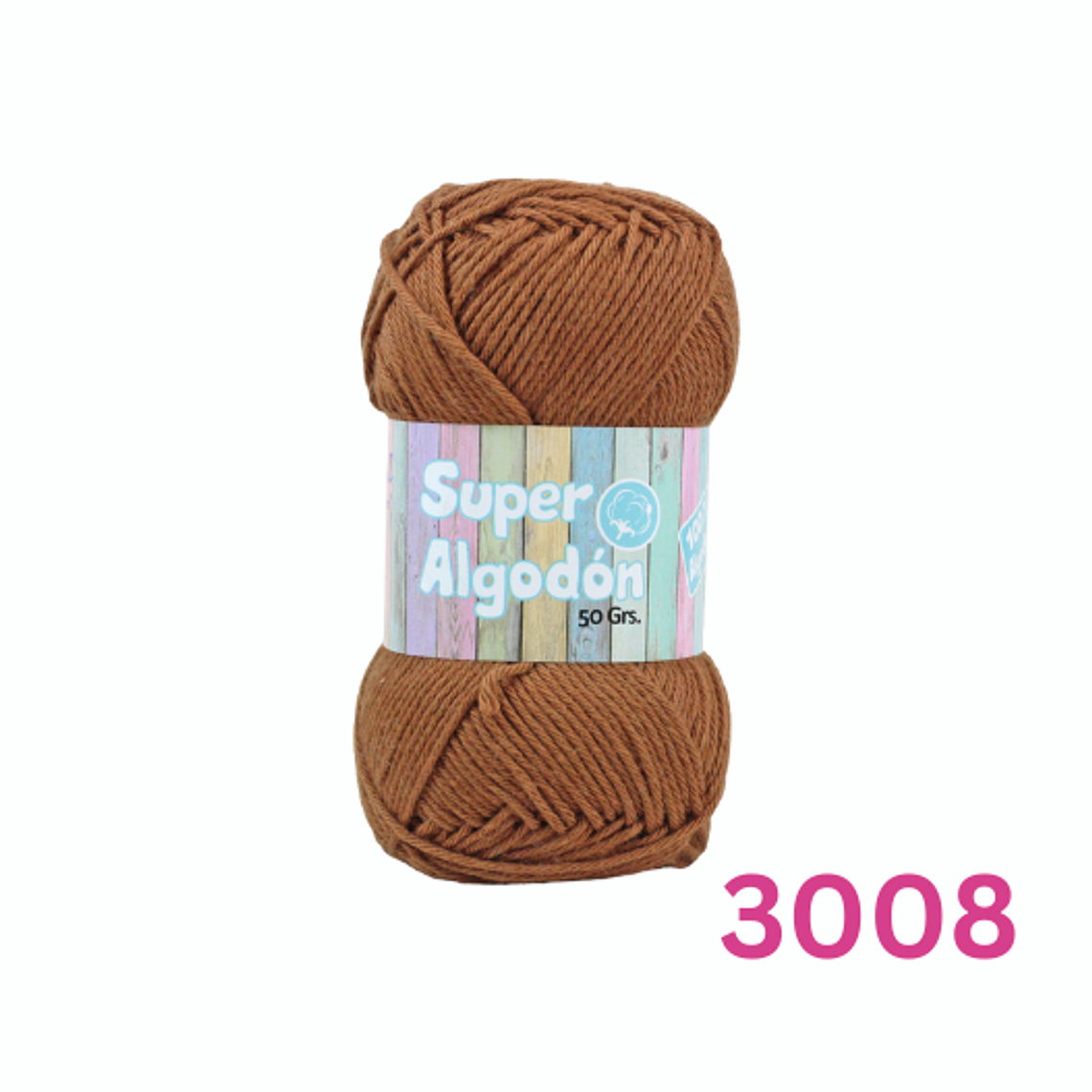 Hilado Super Algodón Petunia 50g - 100% Algodón Natural 9