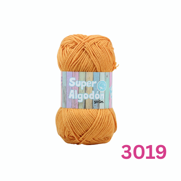 Hilado Super Algodón Petunia 50g - 100% Algodón Natural 17