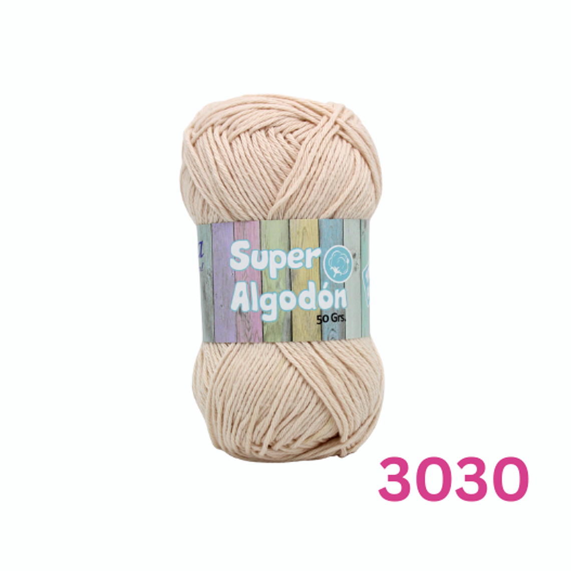 Hilado Super Algodón Petunia 50g - 100% Algodón Natural 27