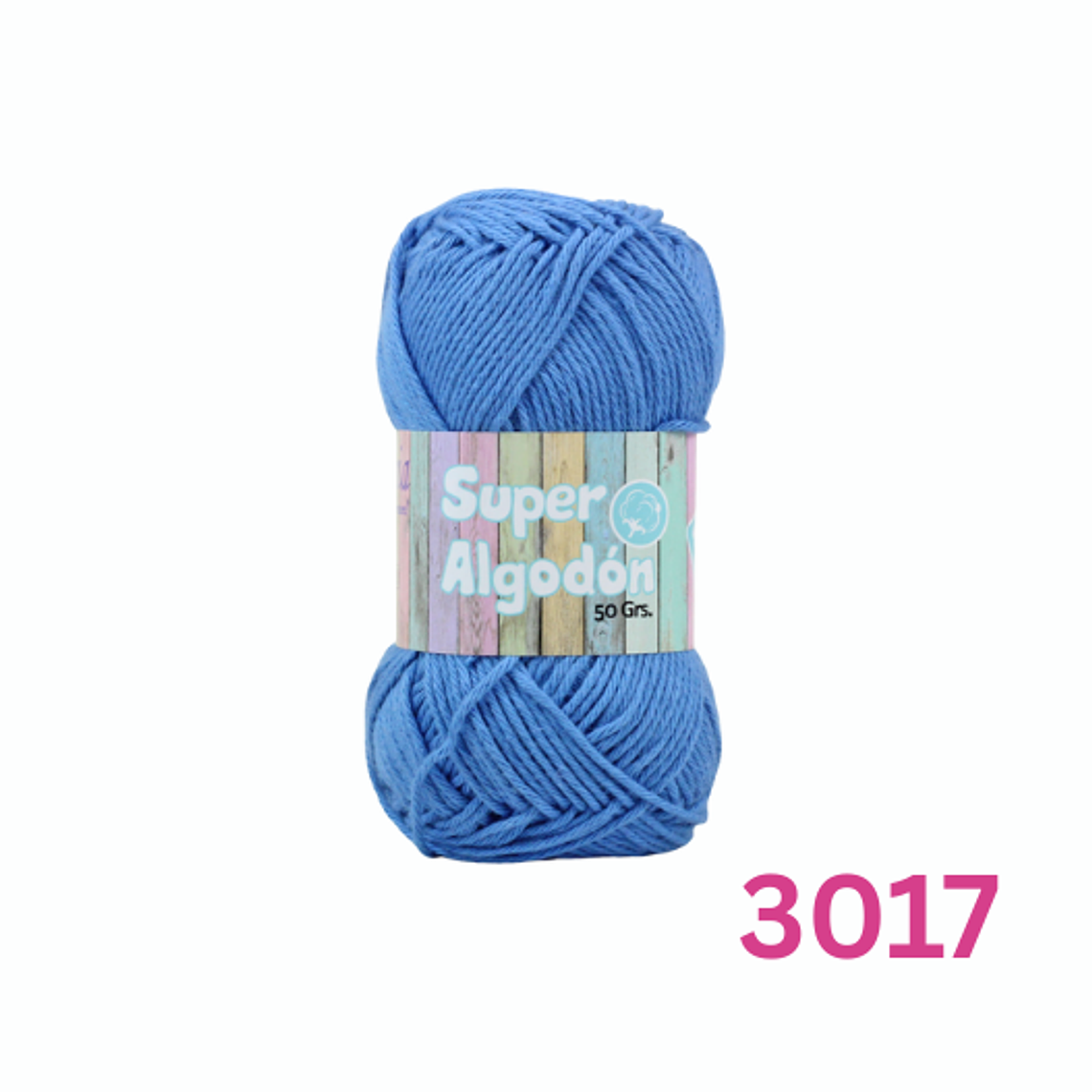 Hilado Super Algodón Petunia 50g - 100% Algodón Natural 15