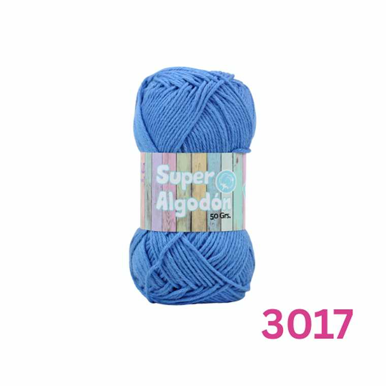 Hilado Super Algodón Petunia 50g - 100% Algodón Natural 15