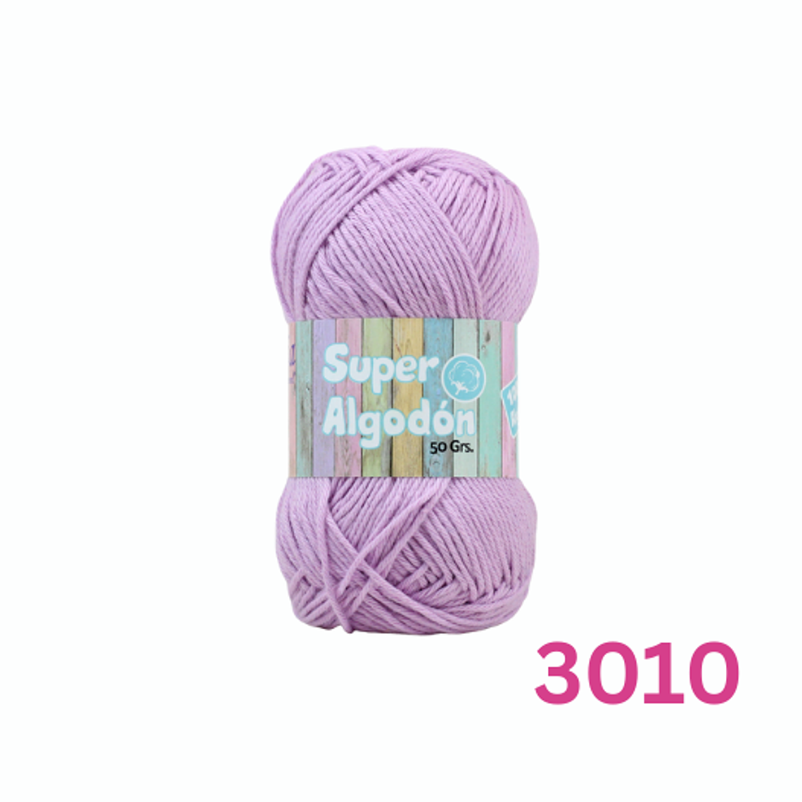 Hilado Super Algodón Petunia 50g - 100% Algodón Natural 11