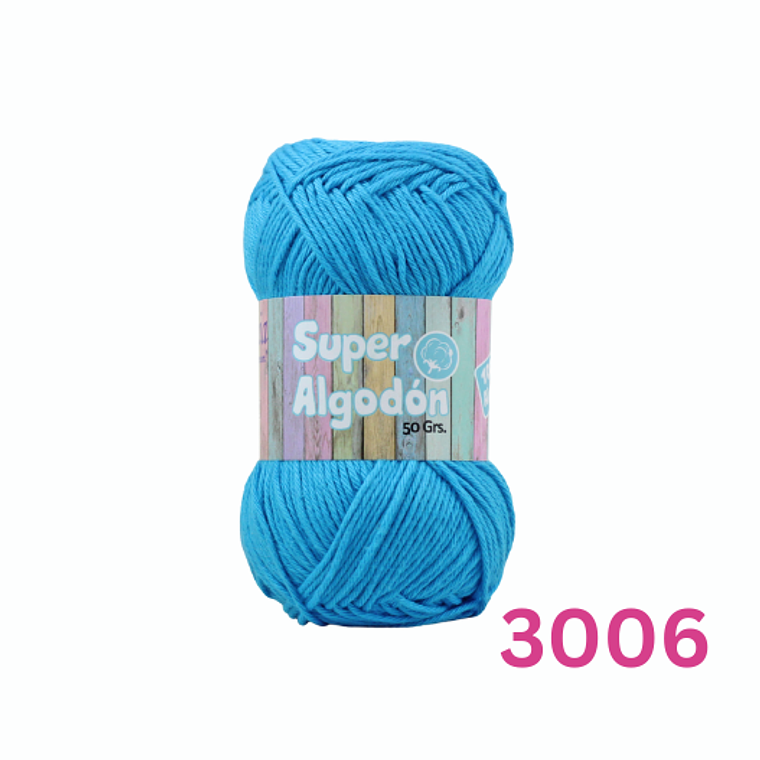 Hilado Super Algodón Petunia 50g - 100% Algodón Natural 7