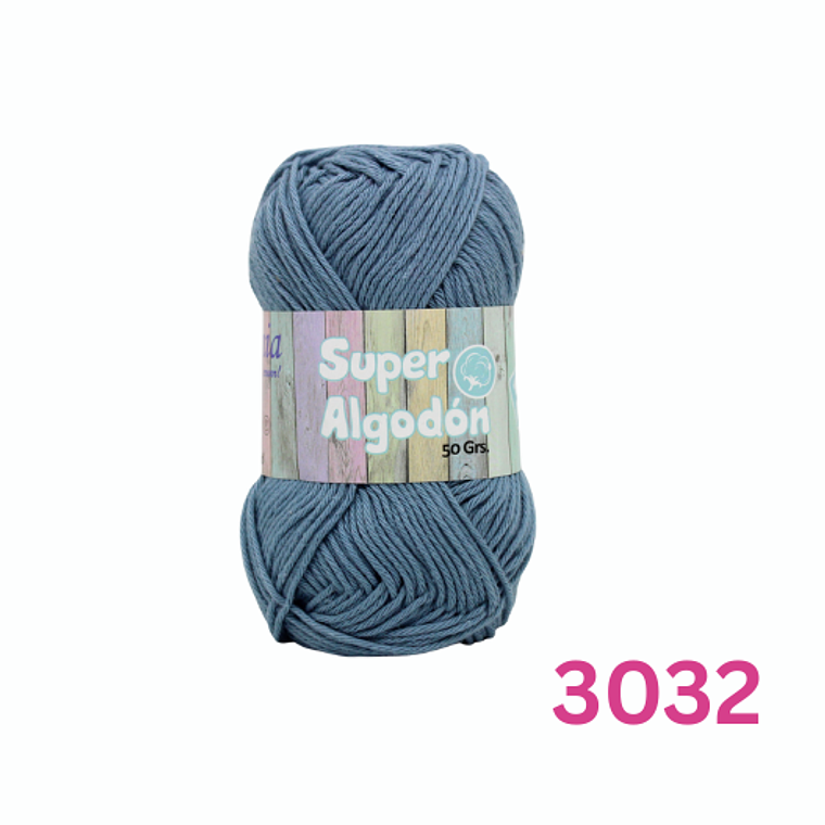 Hilado Super Algodón Petunia 50g - 100% Algodón Natural 29