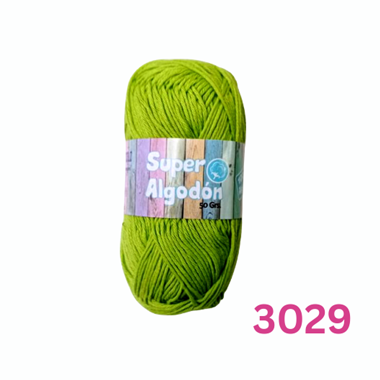 Hilado Super Algodón Petunia 50g - 100% Algodón Natural 26