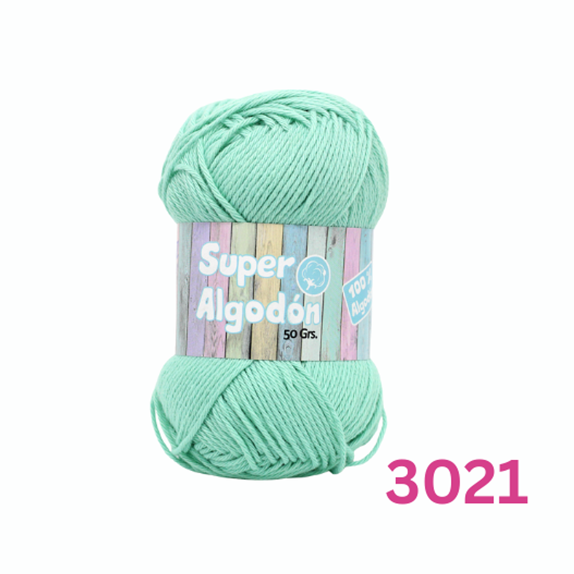 Hilado Super Algodón Petunia 50g - 100% Algodón Natural 19