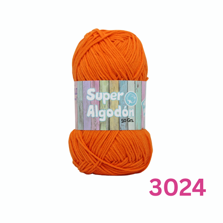 Hilado Super Algodón Petunia 50g - 100% Algodón Natural 22