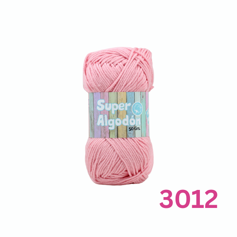 Hilado Super Algodón Petunia 50g - 100% Algodón Natural 13
