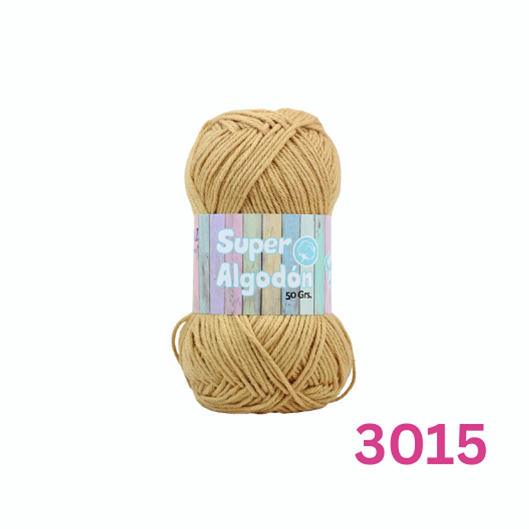 Hilado Super Algodón Petunia 50g - 100% Algodón Natural 14