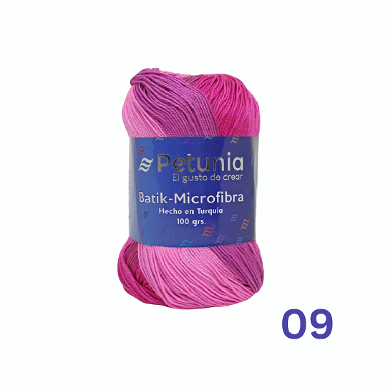 Hilado Petunia Batik-Microfibra 100g - 100% Acrílico 7