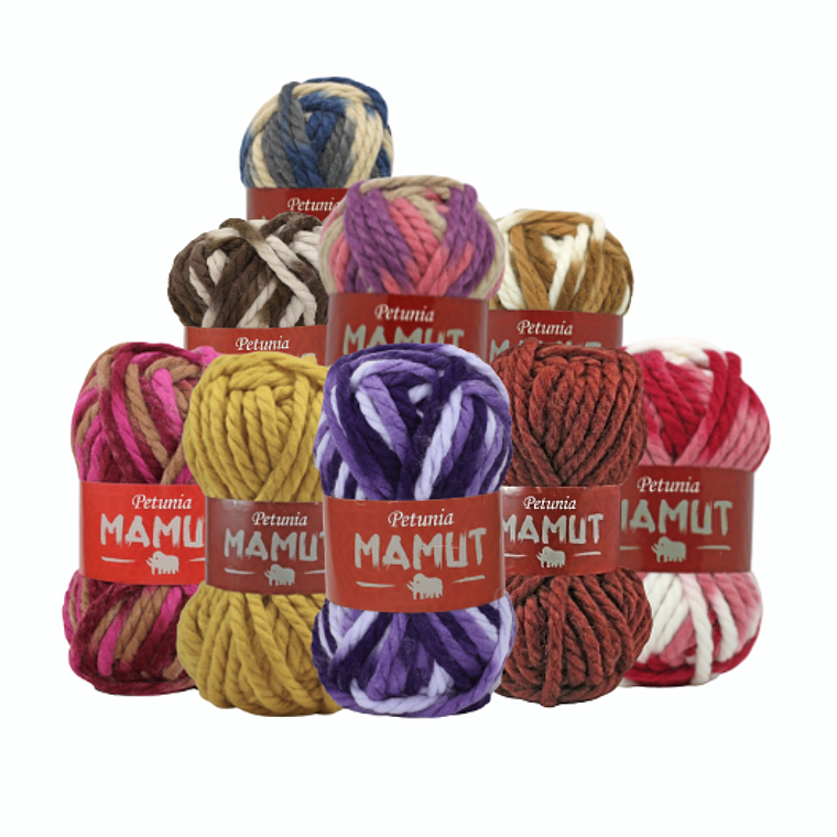 Hilado Petunia Mamut - 100% Acrílico XL 1