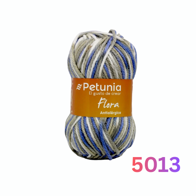 Hilado Petunia Flora - 100% Acrílico 100g 2
