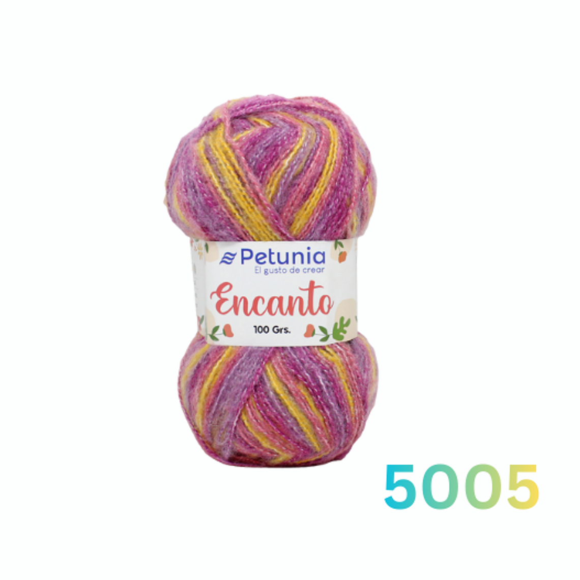 Hilado Petunia Encanto - 50% Poliéster / 50% Acrílico 100g 4