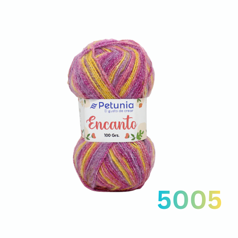 Hilado Petunia Encanto - 50% Poliéster / 50% Acrílico 100g 4