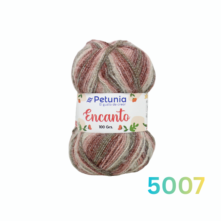 Hilado Petunia Encanto - 50% Poliéster / 50% Acrílico 100g 5