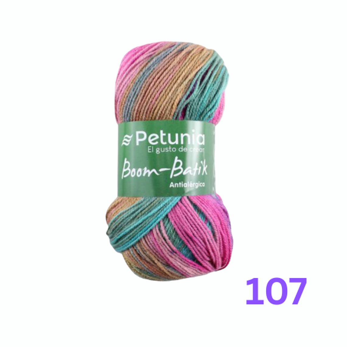 Lana Boom Batik Petunia 100g - Efecto Multicolor 6