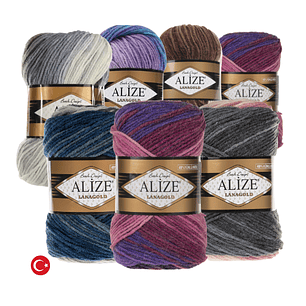 Lana Alize Lanagold - Mezcla 49% Lana Natural / 51% Acrílico