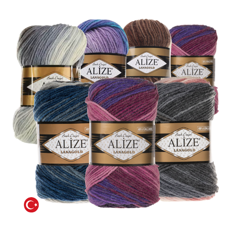 Lana Alize Lanagold 100g - Mezcla Premium 1