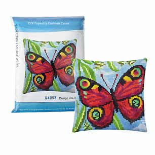 Kit de Bordado para Cojín X4012 - Proyecto DIY Completo