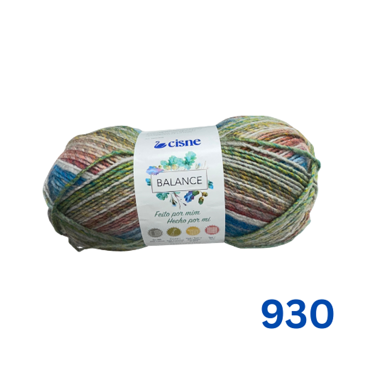 Hilado Cisne Balance - 100% Acrílico 100g 3
