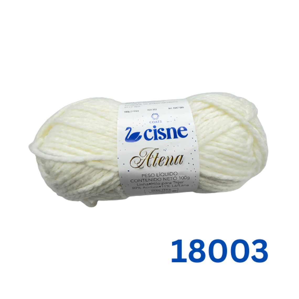 Hilado Cisne Atena - Mezcla 89% Acrílico / 11% Lana 100g 5
