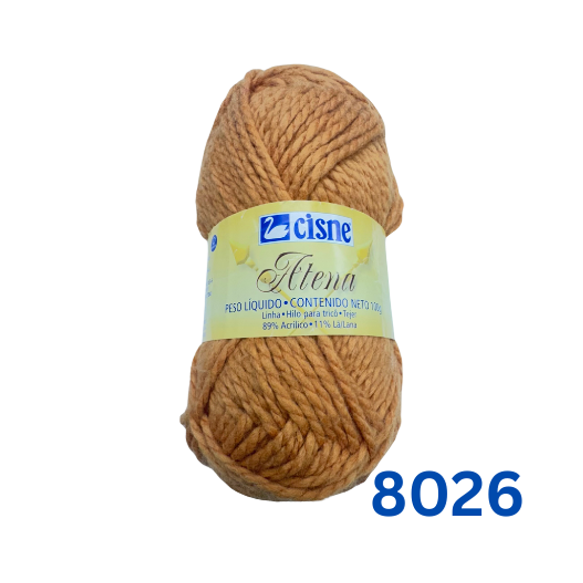 Hilado Cisne Atena - Mezcla 89% Acrílico / 11% Lana 100g 8