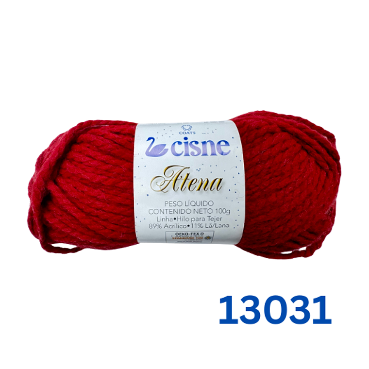 Hilado Cisne Atena - Mezcla 89% Acrílico / 11% Lana 100g 4