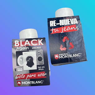 Renovador de Jeans Montblanc - Colores Azul y Negro