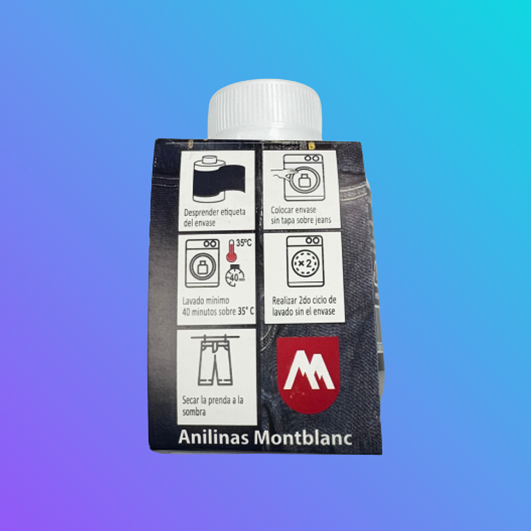 Renovador de Jeans Montblanc - Colores Azul y Negro 2