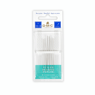 Aguja para perlas DMC: medidas 10-12 para pedrería fina