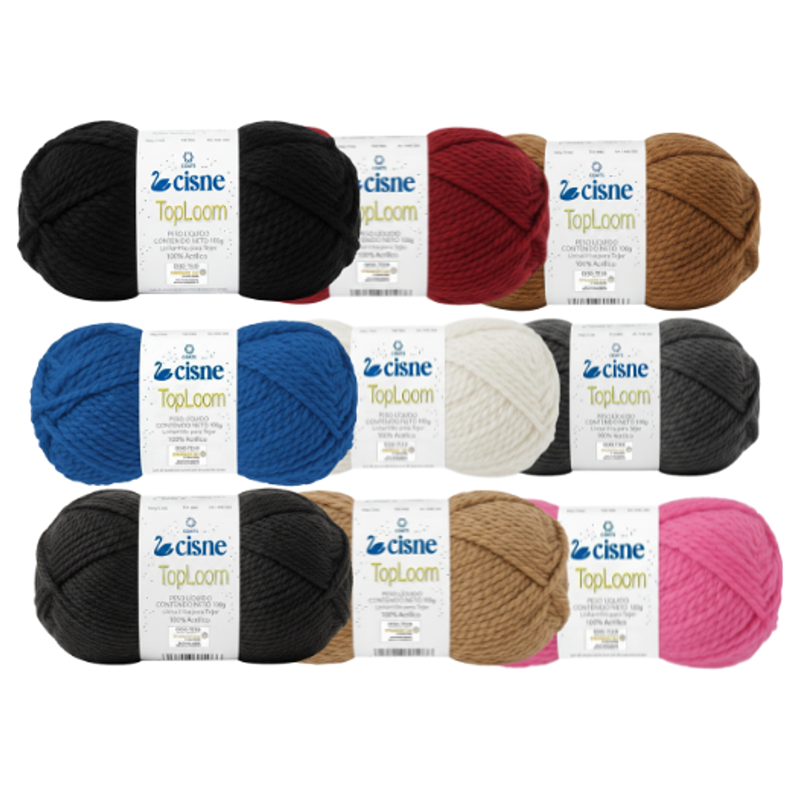 Hilado Cisne Top Loom - 100% Acrílico 1