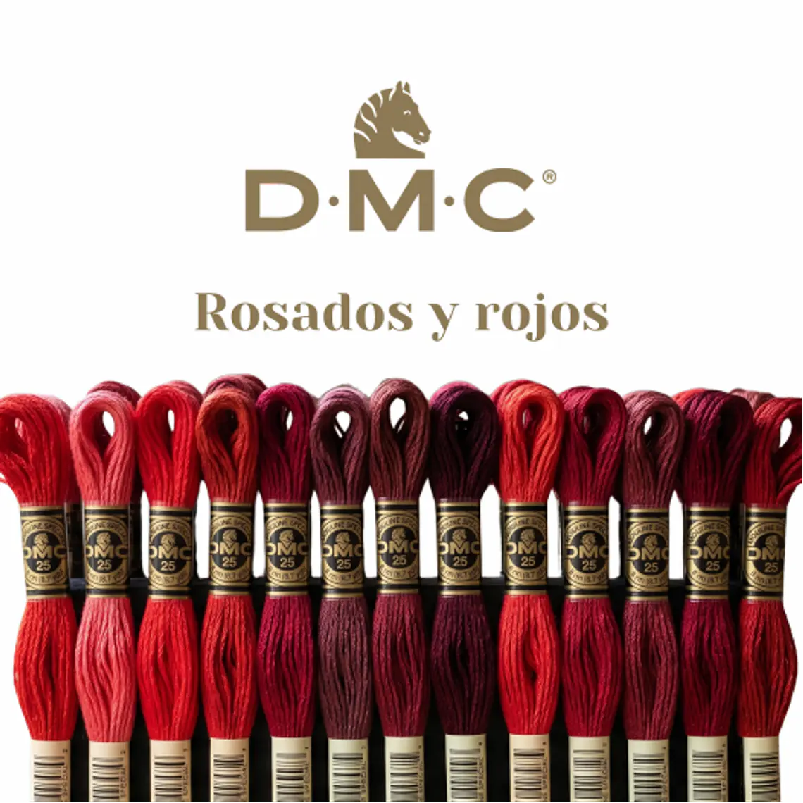 Hilo DMC Mouliné Spécial 25 - Tonos Rojos 1