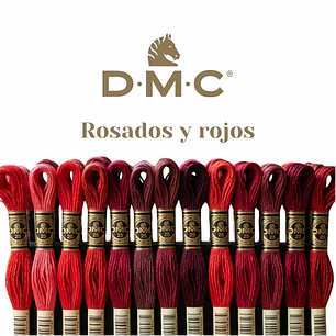 Hilo DMC Mouliné Spécial 25 - Tonos Rojos