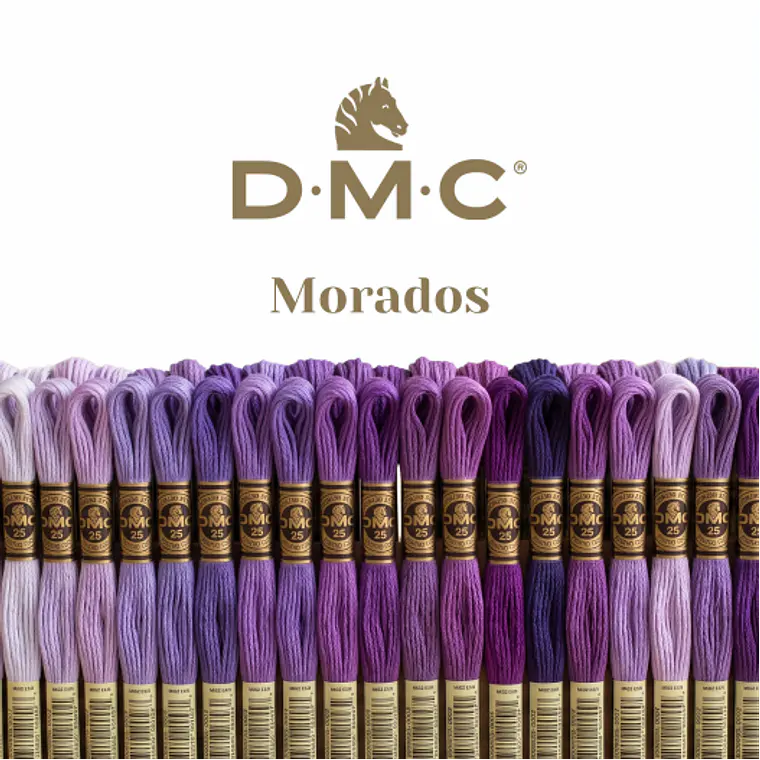 Hilo DMC Mouliné Spécial 25 - Tonos Morados 1