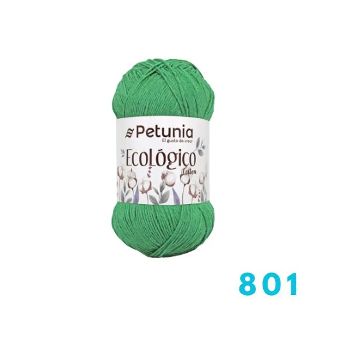 Algodón Ecológico de Petunia 23
