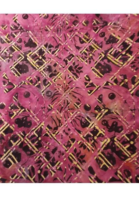 Tela 100% Algodón Batik Cuadros