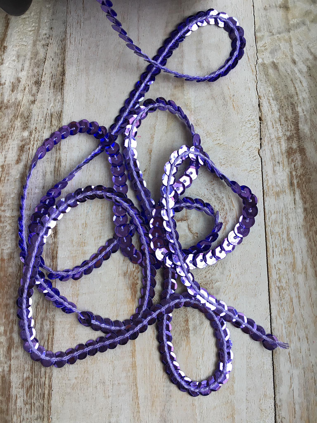 Lentejuelas hiladas 3mts 12