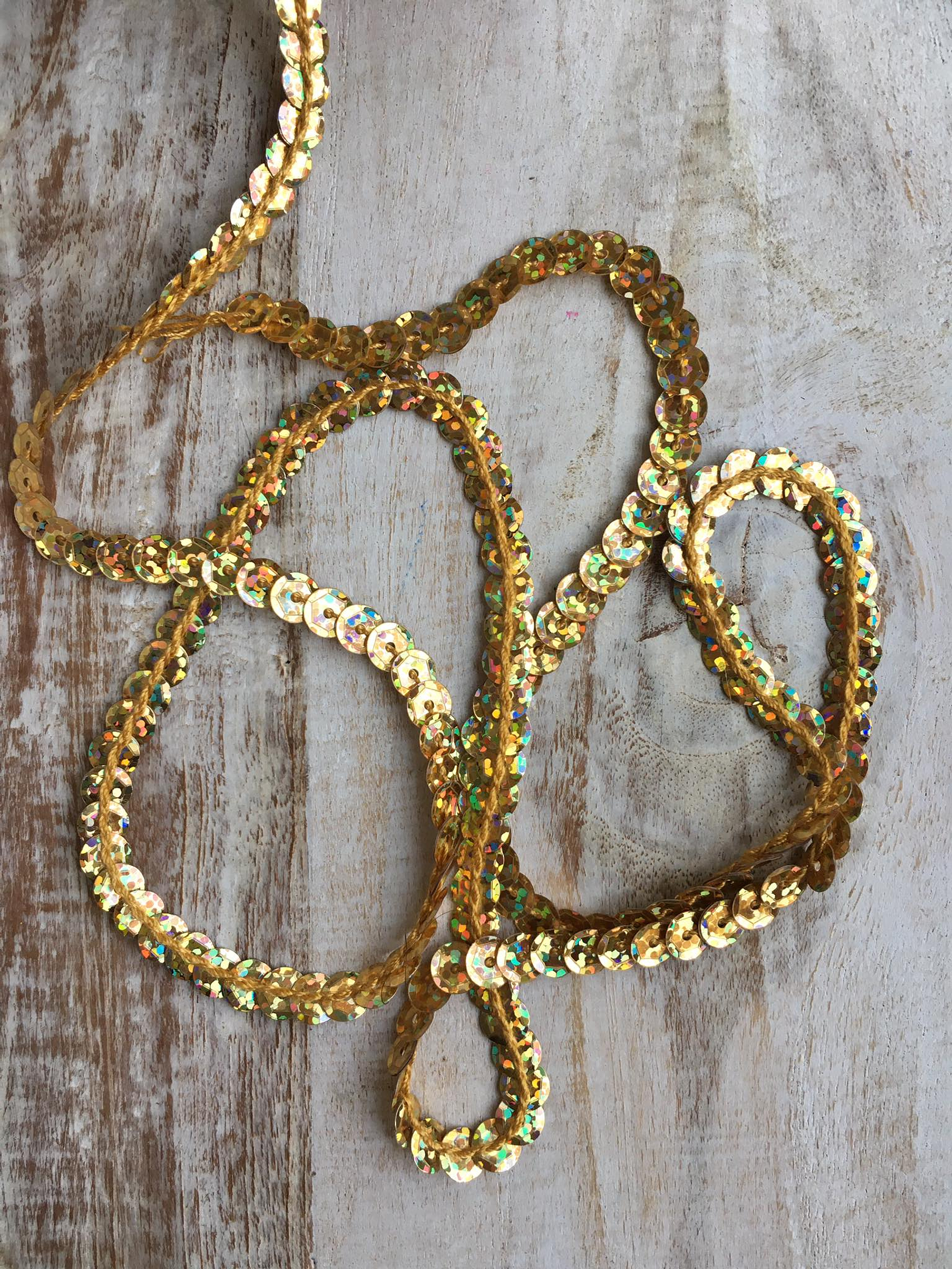 Lentejuelas hiladas 3mts 13