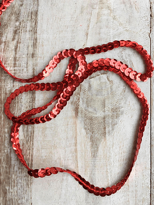 Lentejuelas hiladas 3mts