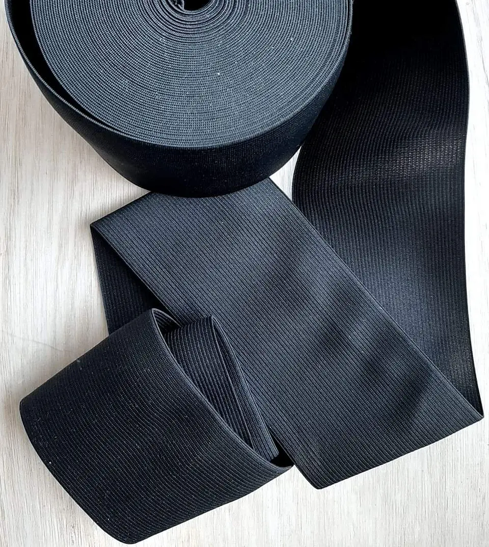 Elástico Negro plano 2mts 1
