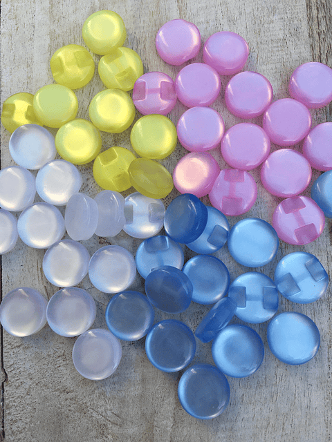 Set 6 Botones perlados