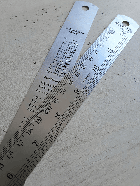 Regla Metálica 30cm