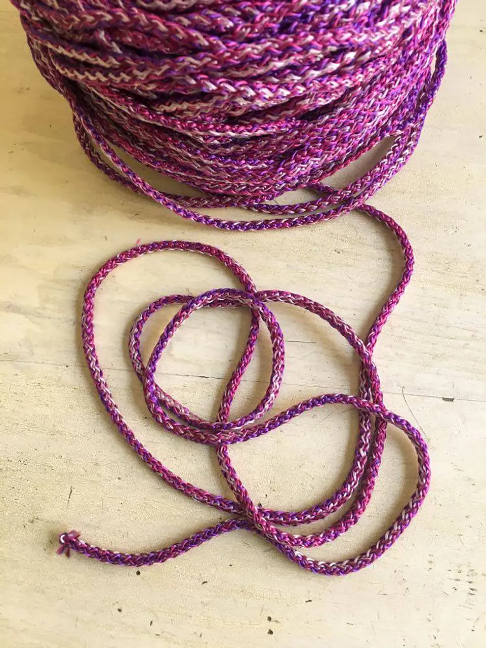 Cordón Tripolino 8 hebras jaspeado 5mts 1