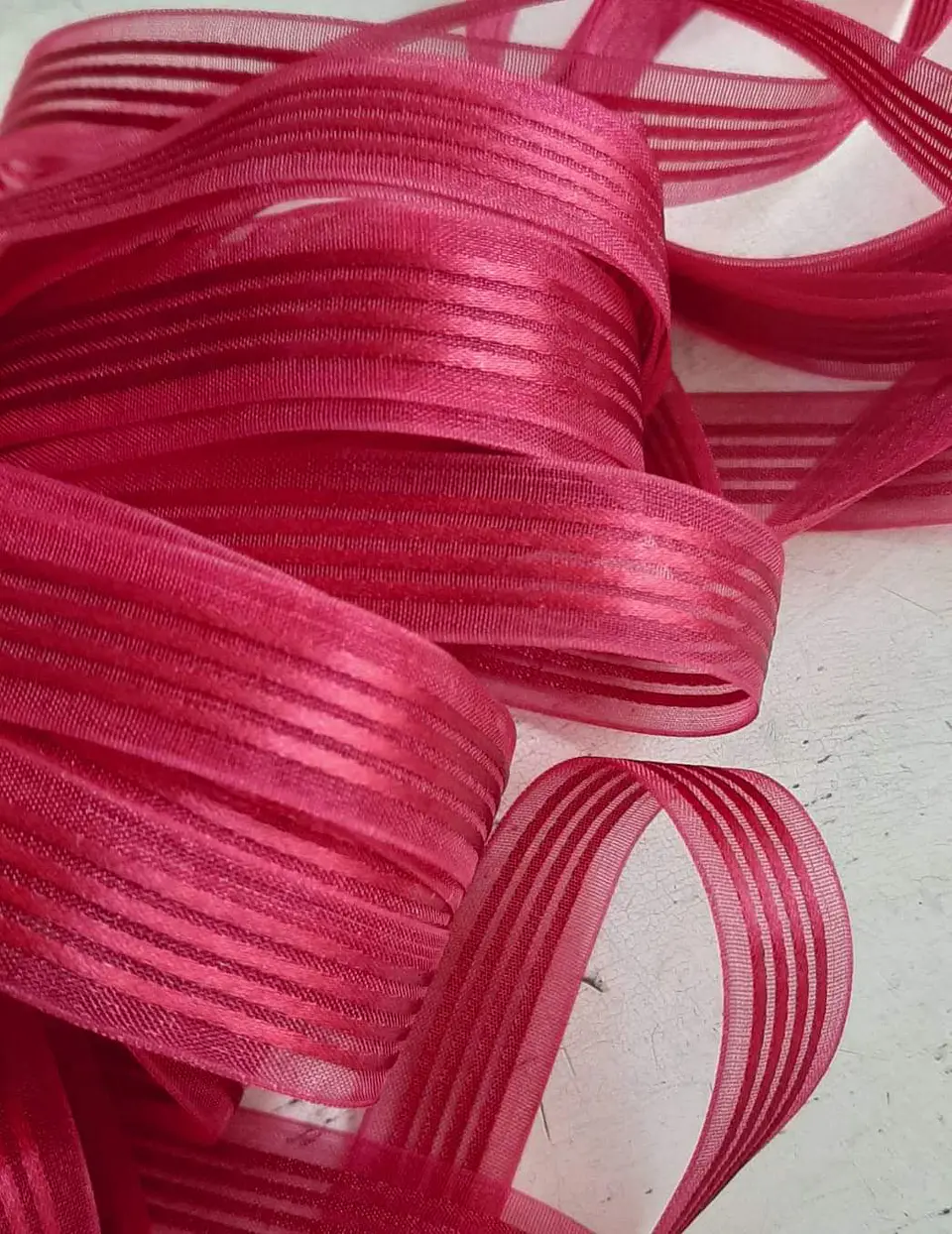 Cinta organza rayas 15mm 3