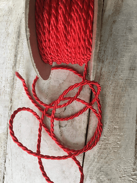 Cordón Torcido Satinado 3mm por metro